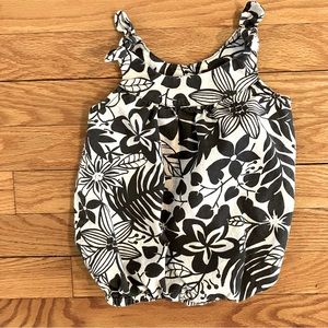 Tea Collection Floral Bubble Romper